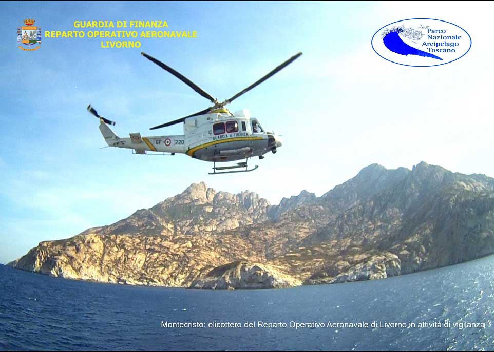 elicottero roan guardia di finanza parco arcipelago toscano isola del giglio giglionews