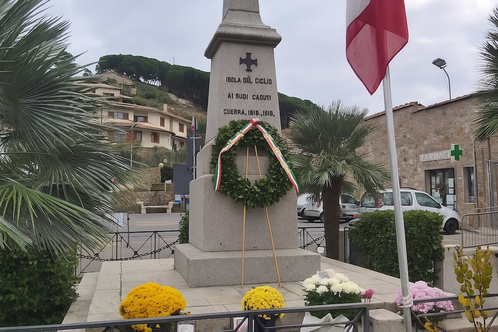 omaggio caduti 4 novembre 2025 isola del giglio giglionews