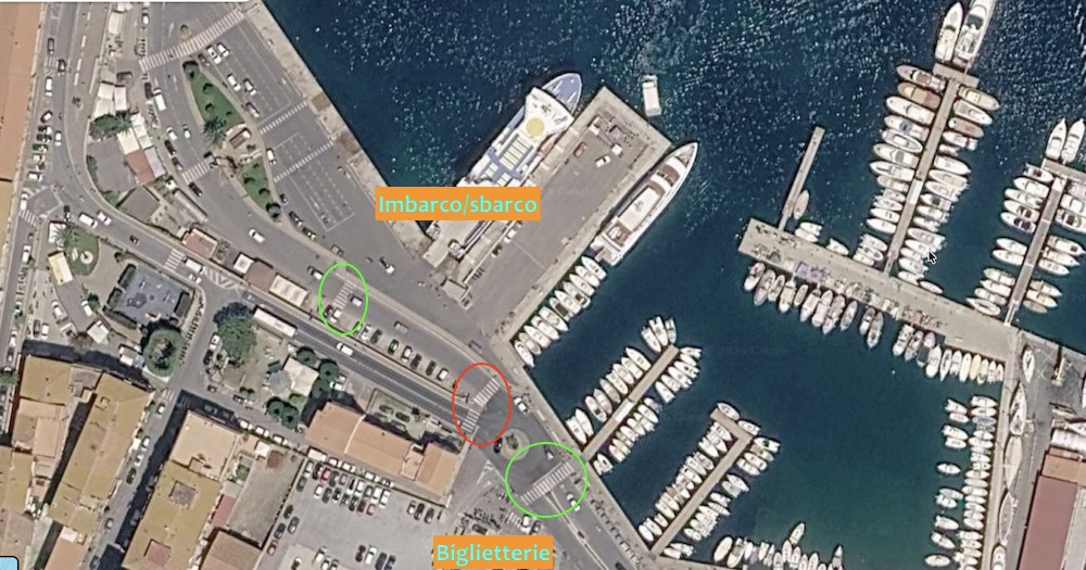 passaggi pedonali porto santo stefano isola del giglio giglionews