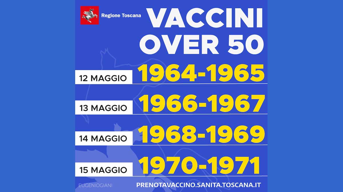vaccini over 50 regione toscana isola del giglio giglionews